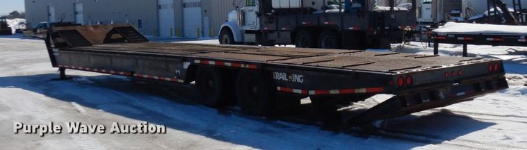 image for item KU9839 1991 Trail King TK70HT-462  drop deck equipment trailer