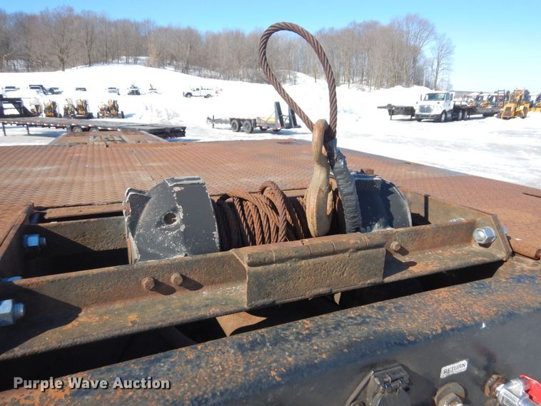 image for item KU9839 1991 Trail King TK70HT-462  drop deck equipment trailer