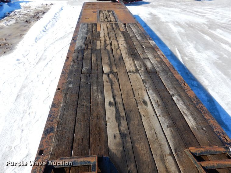 image for item KU9839 1991 Trail King TK70HT-462  drop deck equipment trailer