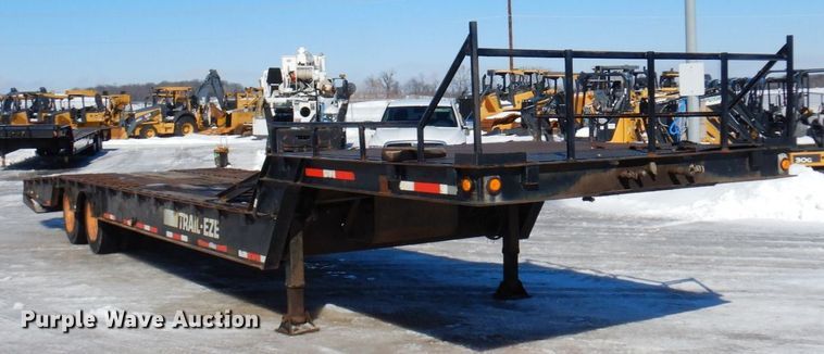 image for item KU9840 1992 Trail Eze  drop deck equipment trailer