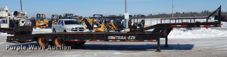 image for item KU9840 1992 Trail Eze  drop deck equipment trailer