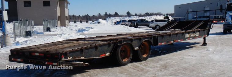 image for item KU9840 1992 Trail Eze  drop deck equipment trailer