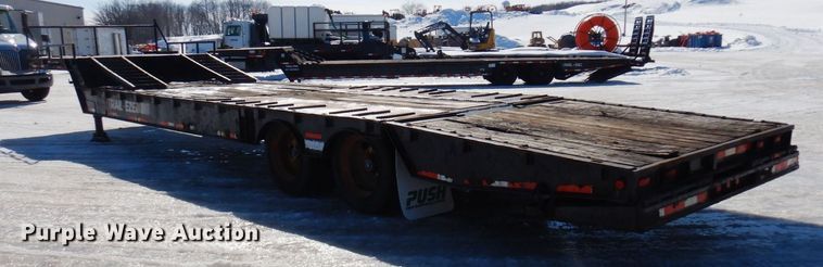 image for item KU9840 1992 Trail Eze  drop deck equipment trailer