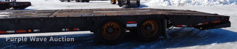 image for item KU9840 1992 Trail Eze  drop deck equipment trailer