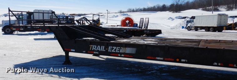 image for item KU9840 1992 Trail Eze  drop deck equipment trailer
