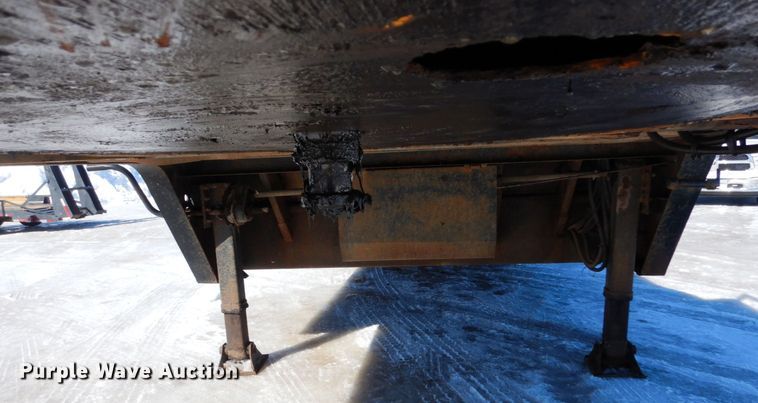 image for item KU9840 1992 Trail Eze  drop deck equipment trailer