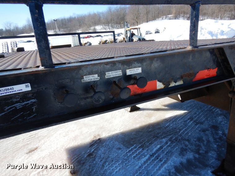 image for item KU9840 1992 Trail Eze  drop deck equipment trailer