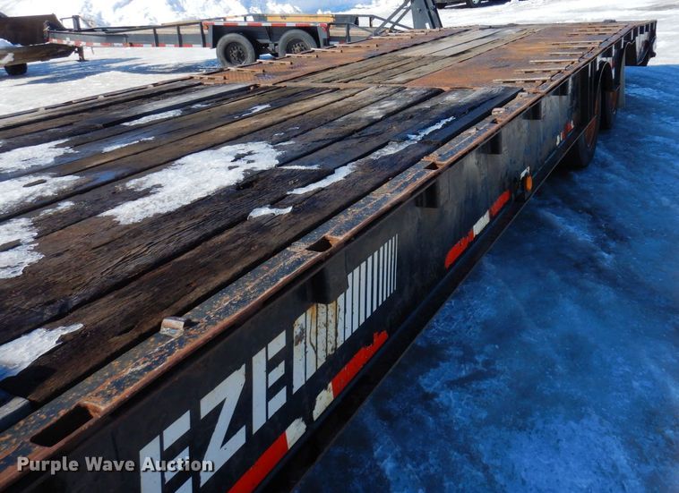 image for item KU9840 1992 Trail Eze  drop deck equipment trailer