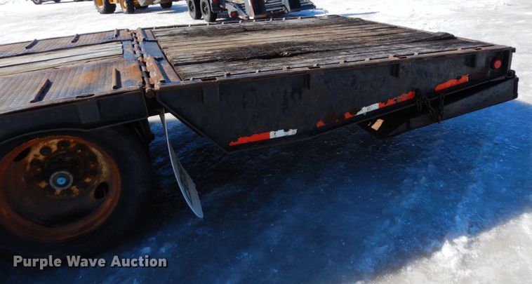 image for item KU9840 1992 Trail Eze  drop deck equipment trailer