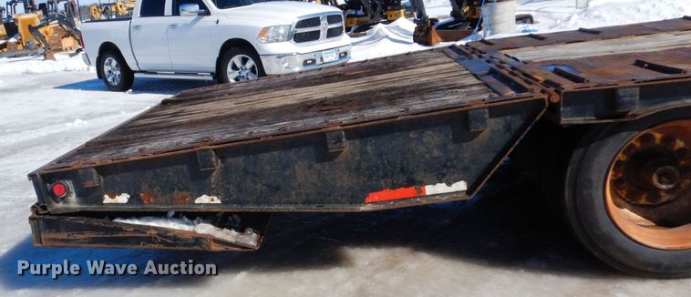 image for item KU9840 1992 Trail Eze  drop deck equipment trailer