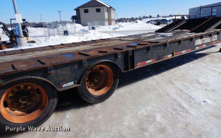 image for item KU9840 1992 Trail Eze  drop deck equipment trailer