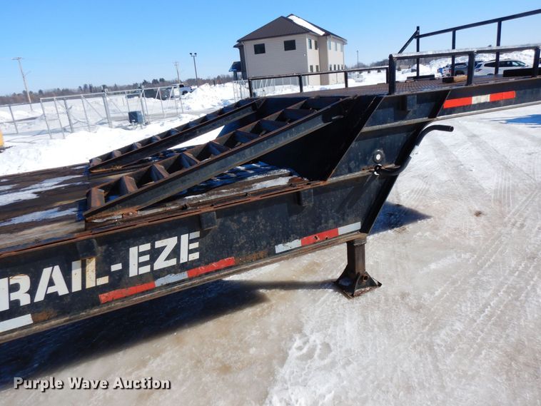 image for item KU9840 1992 Trail Eze  drop deck equipment trailer