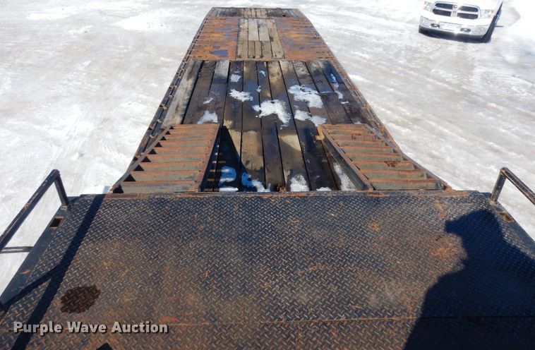 image for item KU9840 1992 Trail Eze  drop deck equipment trailer