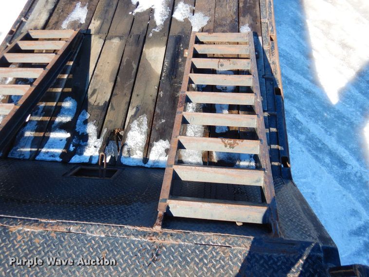 image for item KU9840 1992 Trail Eze  drop deck equipment trailer