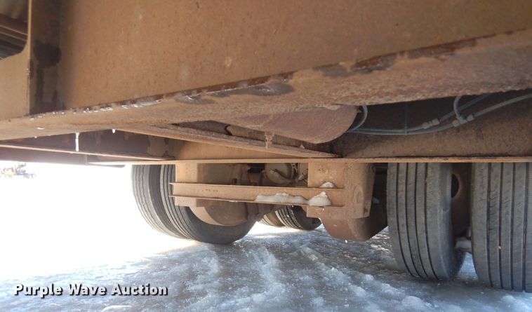 image for item KU9840 1992 Trail Eze  drop deck equipment trailer