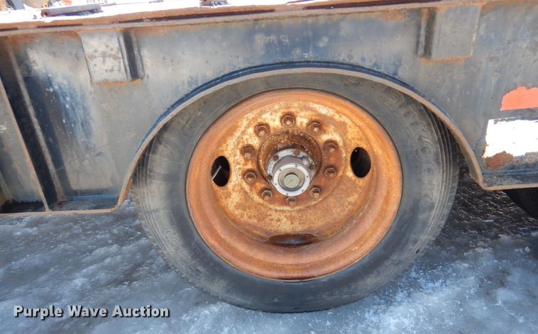 image for item KU9840 1992 Trail Eze  drop deck equipment trailer