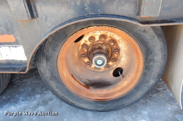 image for item KU9840 1992 Trail Eze  drop deck equipment trailer