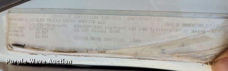 image for item LF9540 2013 Freightliner Business Class M2  semi truck