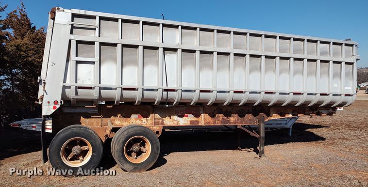 image for item LF9548 1981 Fruehauf  end dump trailer