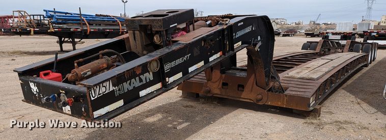 image for item LF9641 2007 Kalyn Siebert KSHRG351T  lowboy equipment trailer