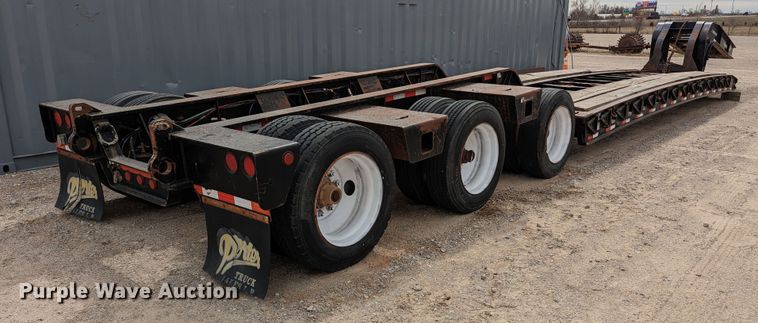 image for item LF9641 2007 Kalyn Siebert KSHRG351T  lowboy equipment trailer