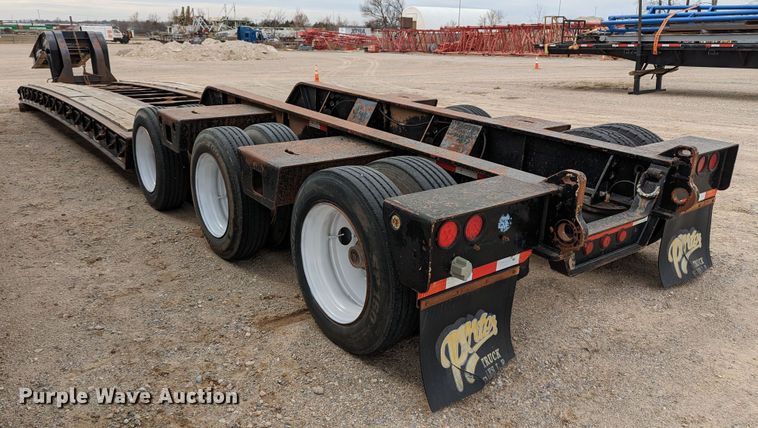 image for item LF9641 2007 Kalyn Siebert KSHRG351T  lowboy equipment trailer