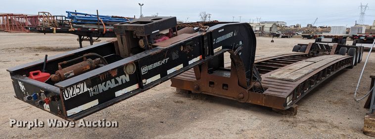 image for item LF9641 2007 Kalyn Siebert KSHRG351T  lowboy equipment trailer