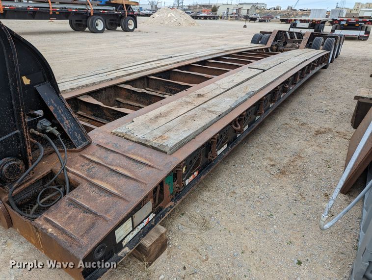 image for item LF9641 2007 Kalyn Siebert KSHRG351T  lowboy equipment trailer