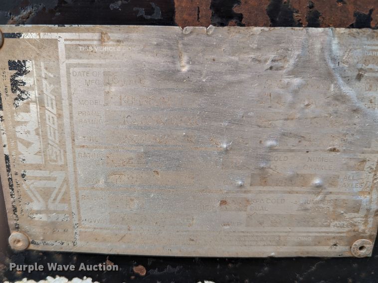 image for item LF9641 2007 Kalyn Siebert KSHRG351T  lowboy equipment trailer