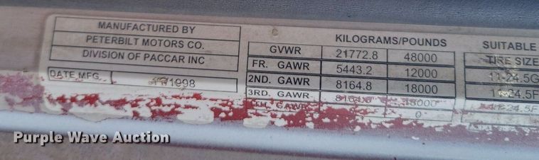 image for item LG9509 1999 Peterbilt 379  semi truck