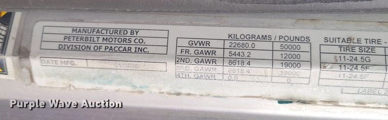 image for item LG9511 2000 Peterbilt 377  semi truck