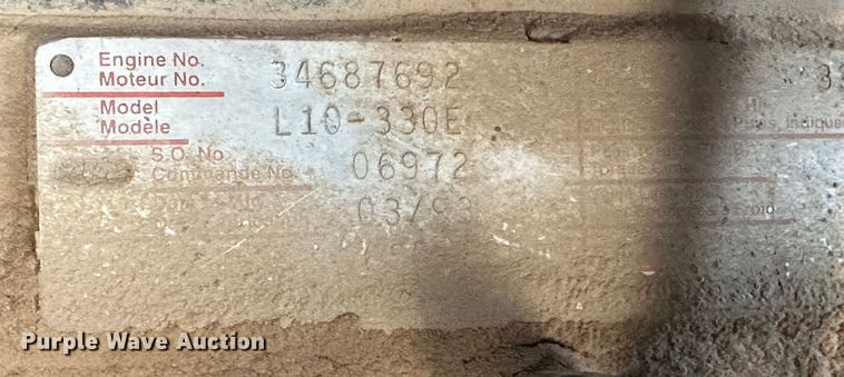 image for item LT9126 1993 White GMC WH  semi truck