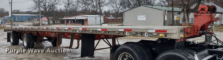 image for item MD9428 1998 Wilson Road Brute  flatbed trailer