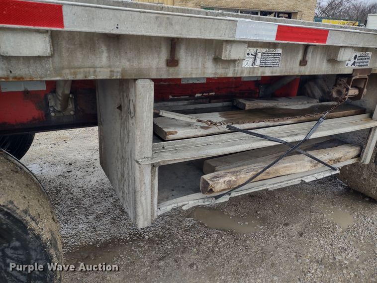 image for item MD9428 1998 Wilson Road Brute  flatbed trailer