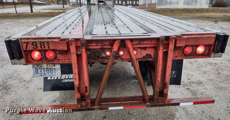 image for item MD9428 1998 Wilson Road Brute  flatbed trailer
