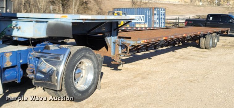image for item ME9047 1995 West Wind Trailers  drop deck equipment trailer