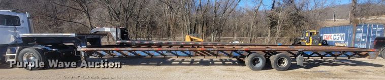 image for item ME9047 1995 West Wind Trailers  drop deck equipment trailer