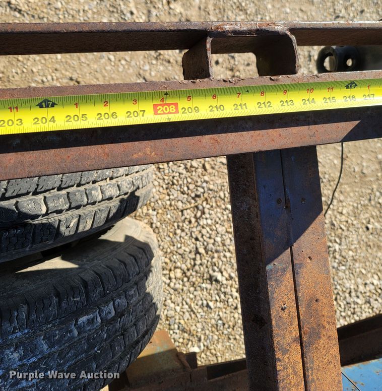 image for item ME9047 1995 West Wind Trailers  drop deck equipment trailer