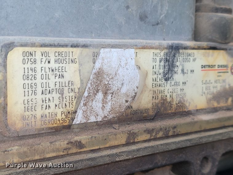 image for item ME9751 1992 Volvo Aero WIA  semi truck