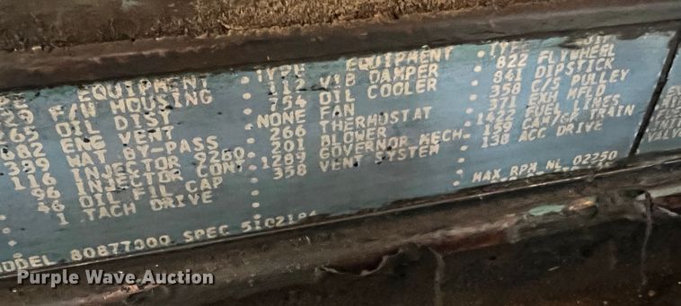 image for item MM9117 Detroit Diesel 8V92  engine