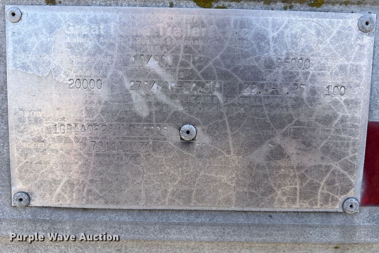 image for item MM9176 1997 Great Dane 7311TJWRA  dry van trailer