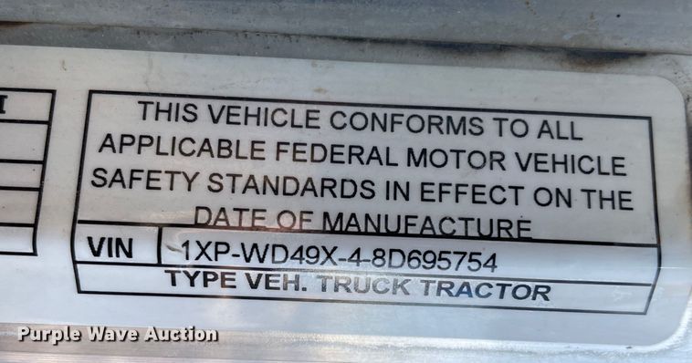 image for item MM9309 2008 Peterbilt 388  semi truck