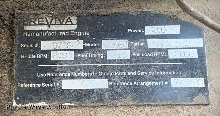 image for item MM9713 1984 Ford LNT8000  roll-off container truck