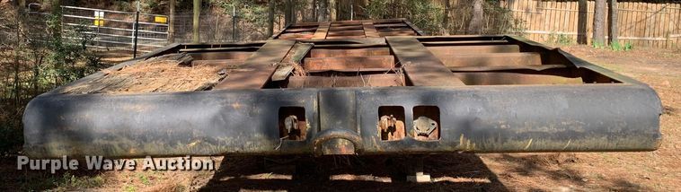 image for item MM9769 1973 Nabors  drop deck equipment trailer