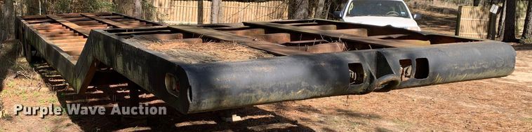 image for item MM9769 1973 Nabors  drop deck equipment trailer