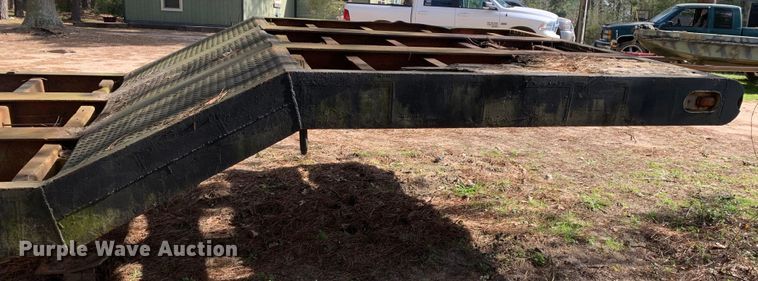 image for item MM9769 1973 Nabors  drop deck equipment trailer