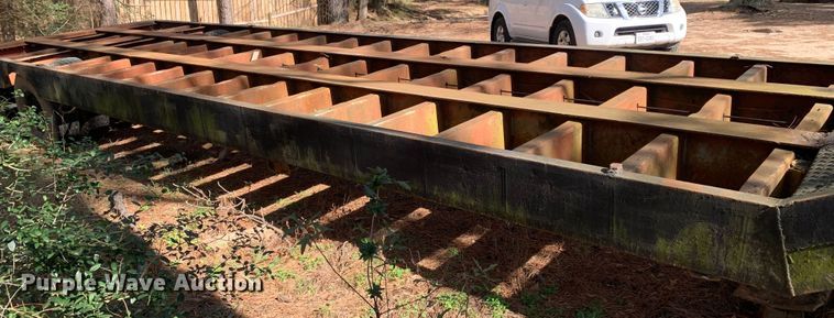 image for item MM9769 1973 Nabors  drop deck equipment trailer