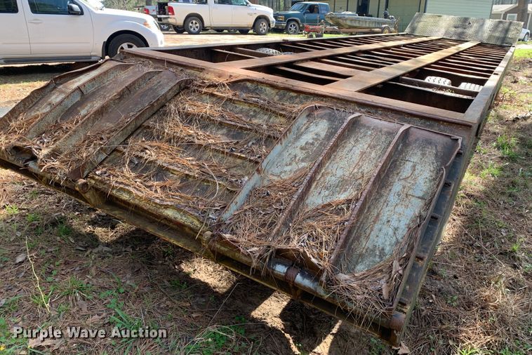 image for item MM9769 1973 Nabors  drop deck equipment trailer
