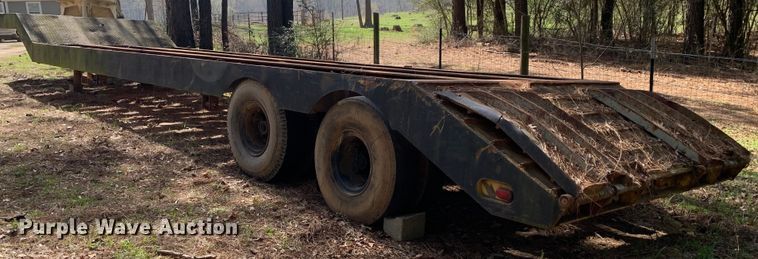 image for item MM9769 1973 Nabors  drop deck equipment trailer