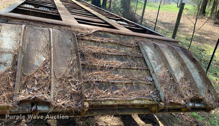 image for item MM9769 1973 Nabors  drop deck equipment trailer